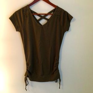 No Boundaries Olive Top
